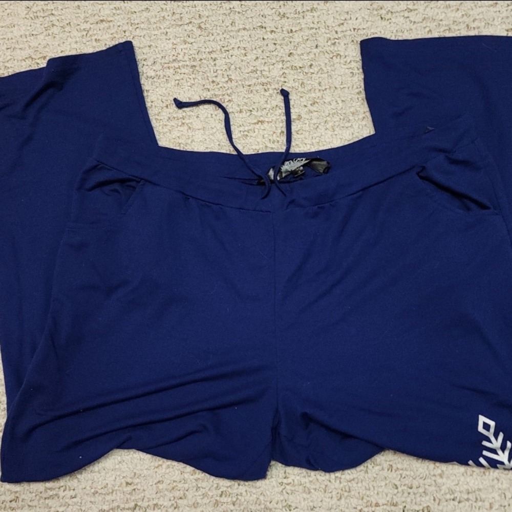 Blue Snowflake Pants